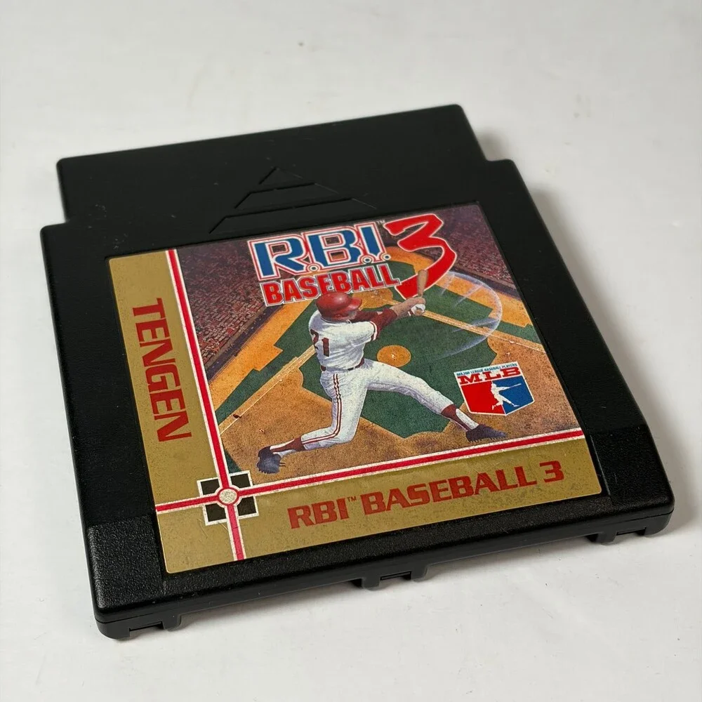 RBI Baseball 3 NES Nintendo Tengen Video Game Cartridge Only Tested USA